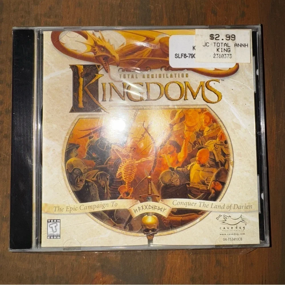 Total Annihilation: Kingdoms (PC) Brand New Factory Sealed 1999 Vintage